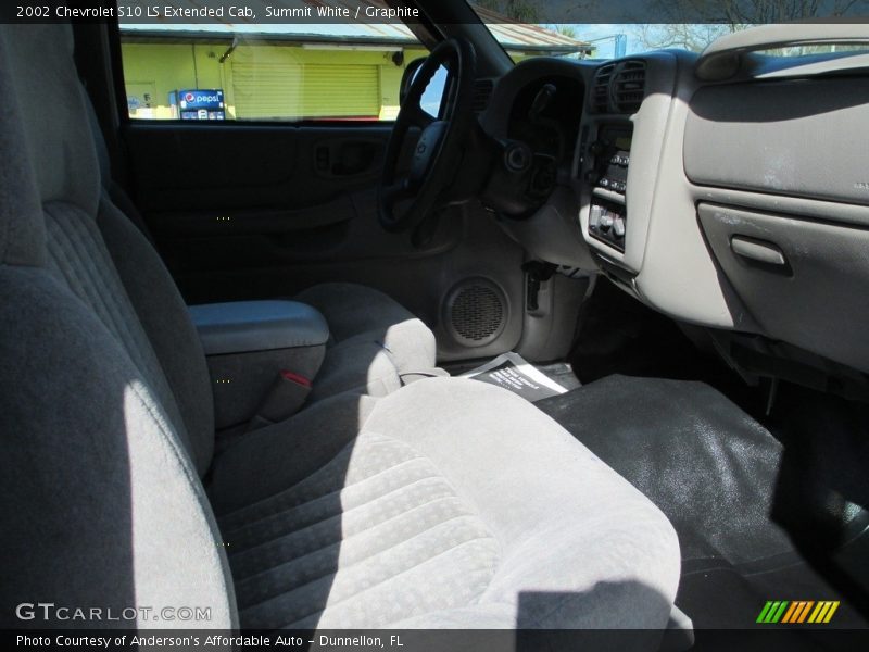 Summit White / Graphite 2002 Chevrolet S10 LS Extended Cab