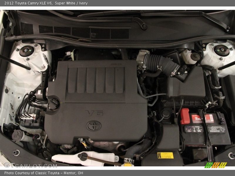 Super White / Ivory 2012 Toyota Camry XLE V6