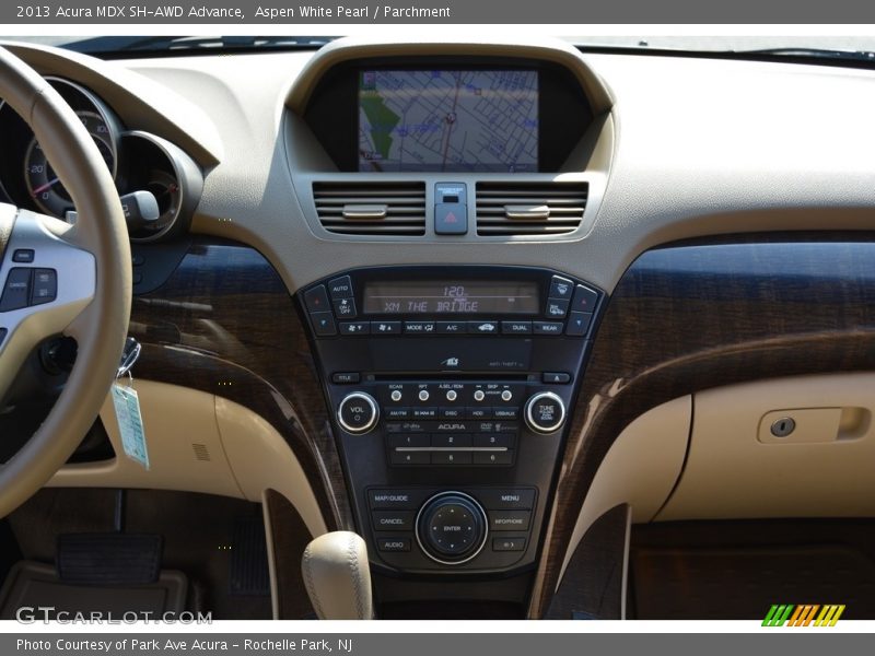 Aspen White Pearl / Parchment 2013 Acura MDX SH-AWD Advance