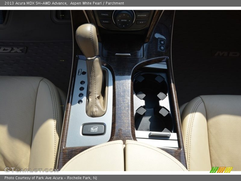 Aspen White Pearl / Parchment 2013 Acura MDX SH-AWD Advance