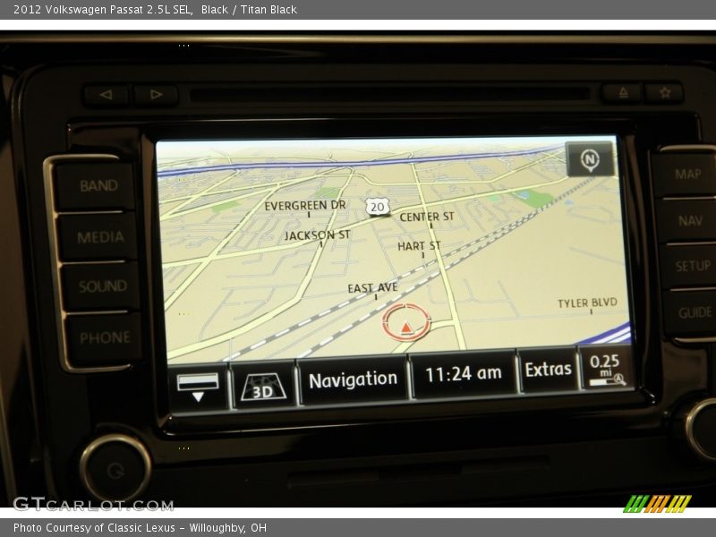 Black / Titan Black 2012 Volkswagen Passat 2.5L SEL