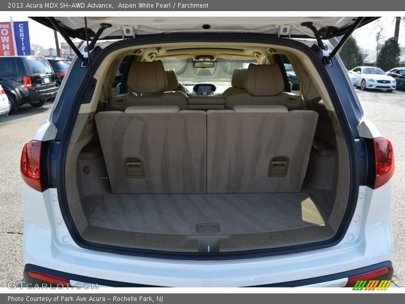 Aspen White Pearl / Parchment 2013 Acura MDX SH-AWD Advance