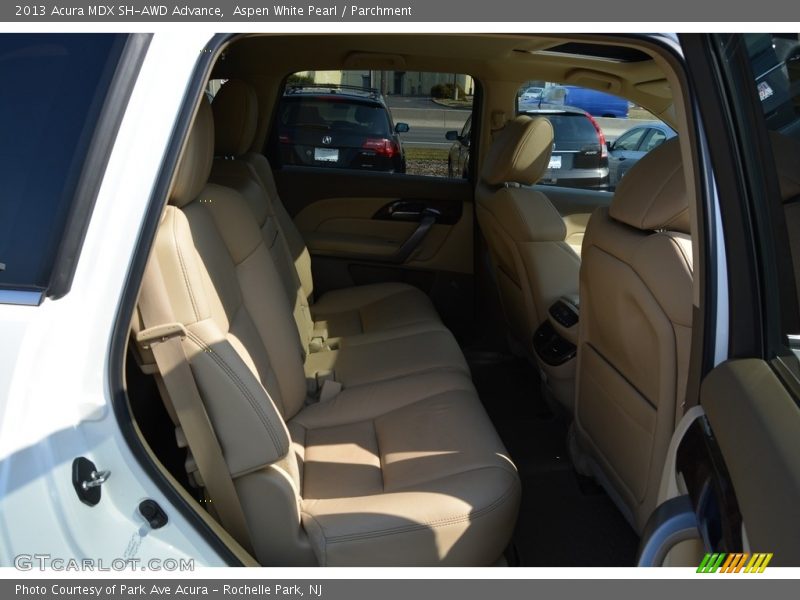 Aspen White Pearl / Parchment 2013 Acura MDX SH-AWD Advance