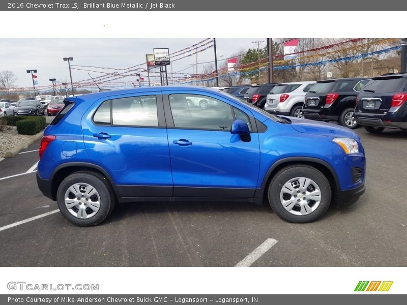 Brilliant Blue Metallic / Jet Black 2016 Chevrolet Trax LS