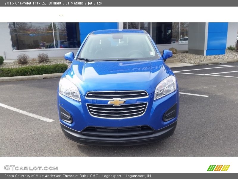 Brilliant Blue Metallic / Jet Black 2016 Chevrolet Trax LS