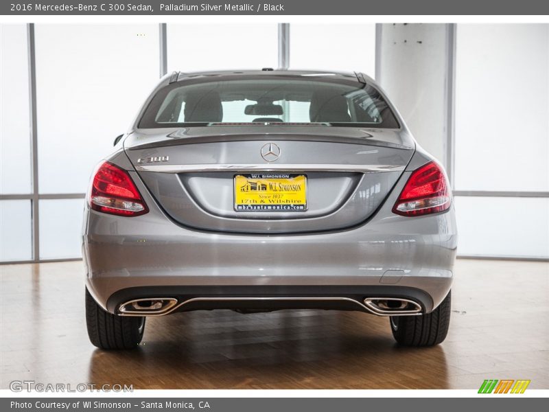 Palladium Silver Metallic / Black 2016 Mercedes-Benz C 300 Sedan