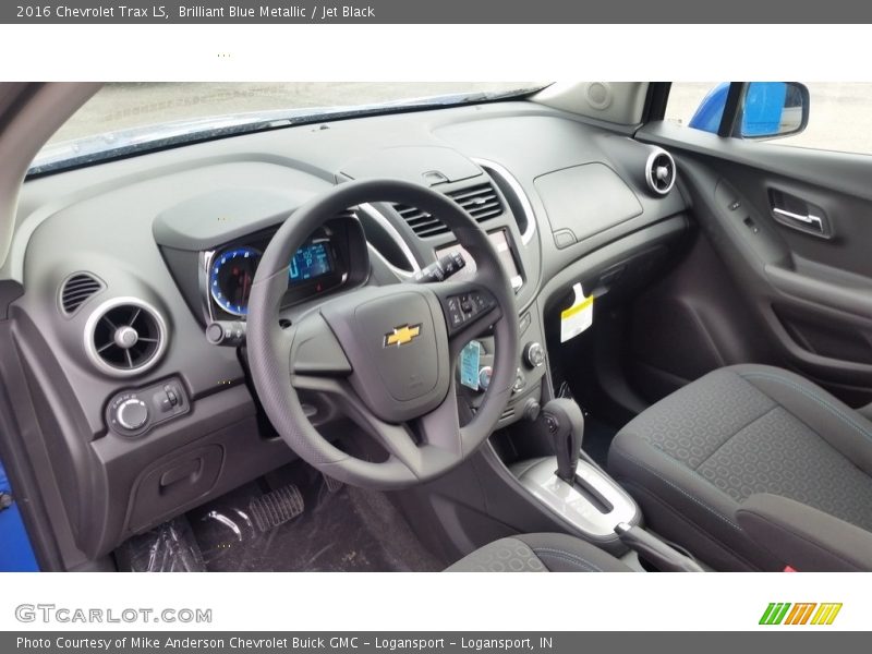 Brilliant Blue Metallic / Jet Black 2016 Chevrolet Trax LS