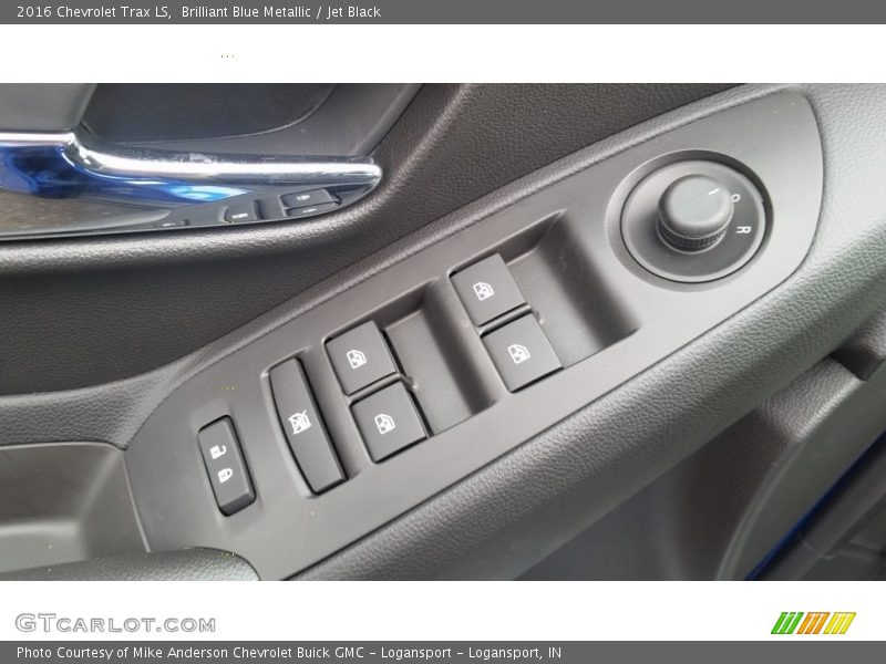 Brilliant Blue Metallic / Jet Black 2016 Chevrolet Trax LS