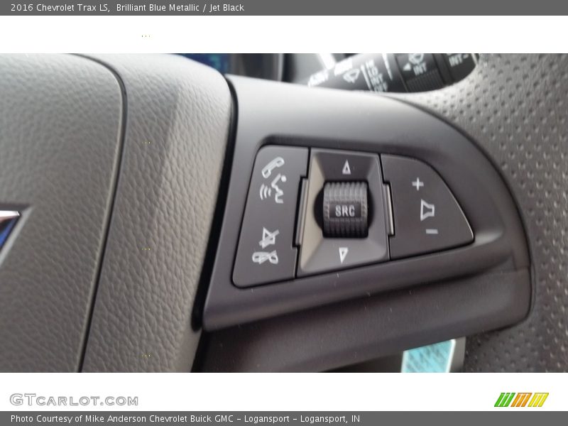 Brilliant Blue Metallic / Jet Black 2016 Chevrolet Trax LS