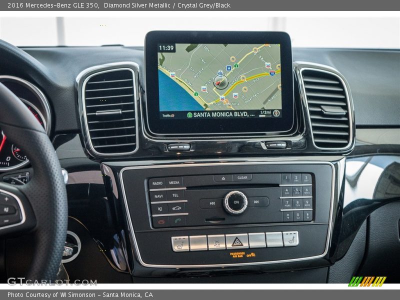 Navigation of 2016 GLE 350