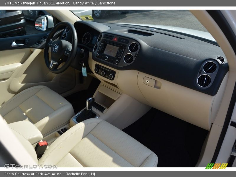 Candy White / Sandstone 2011 Volkswagen Tiguan SEL 4Motion