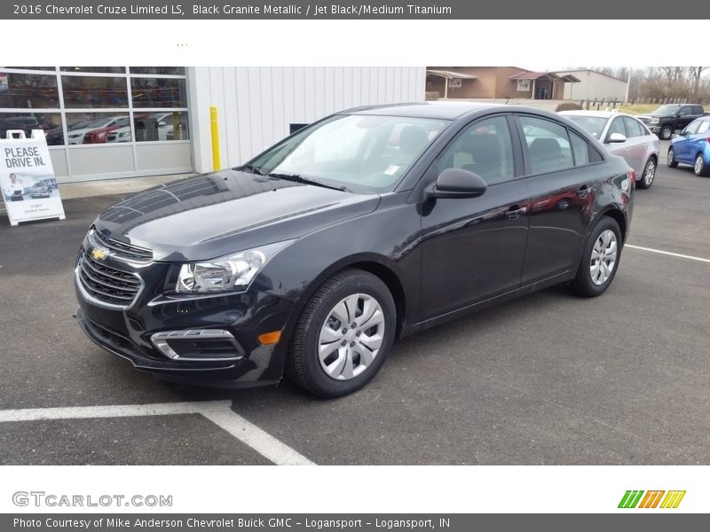 Black Granite Metallic / Jet Black/Medium Titanium 2016 Chevrolet Cruze Limited LS