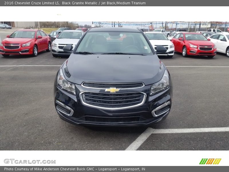 Black Granite Metallic / Jet Black/Medium Titanium 2016 Chevrolet Cruze Limited LS