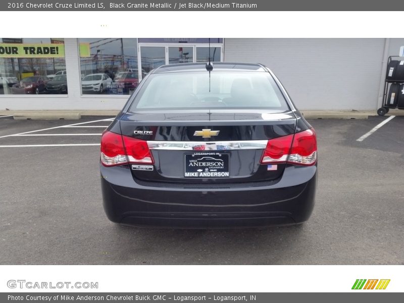 Black Granite Metallic / Jet Black/Medium Titanium 2016 Chevrolet Cruze Limited LS