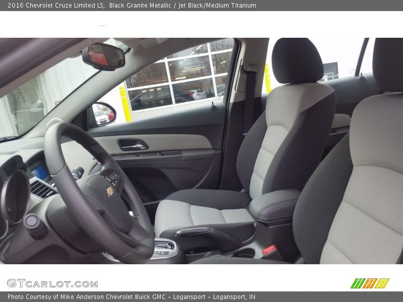 Black Granite Metallic / Jet Black/Medium Titanium 2016 Chevrolet Cruze Limited LS