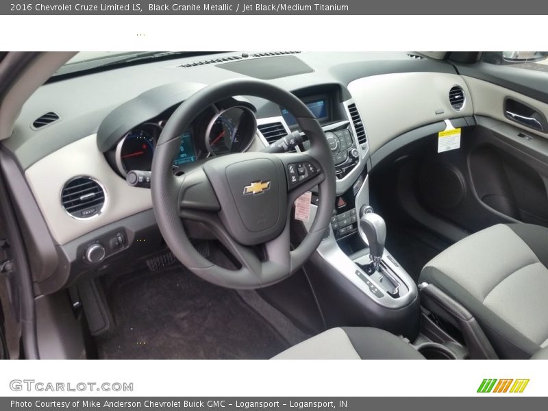 Black Granite Metallic / Jet Black/Medium Titanium 2016 Chevrolet Cruze Limited LS