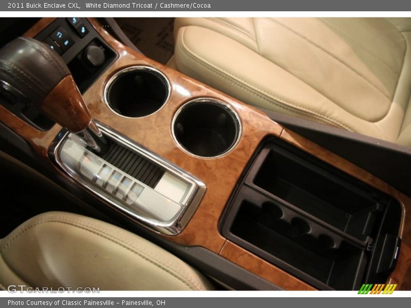 White Diamond Tricoat / Cashmere/Cocoa 2011 Buick Enclave CXL