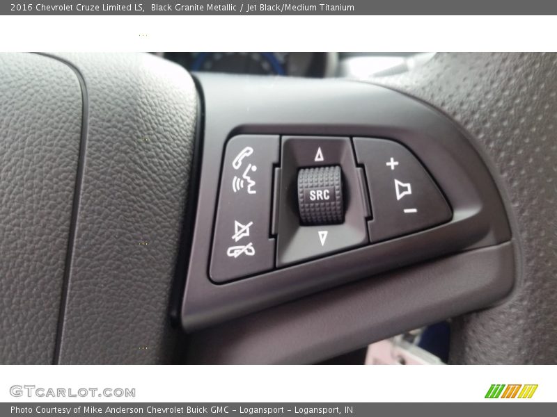 Black Granite Metallic / Jet Black/Medium Titanium 2016 Chevrolet Cruze Limited LS