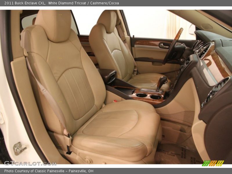 White Diamond Tricoat / Cashmere/Cocoa 2011 Buick Enclave CXL