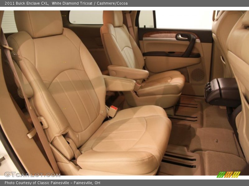 White Diamond Tricoat / Cashmere/Cocoa 2011 Buick Enclave CXL
