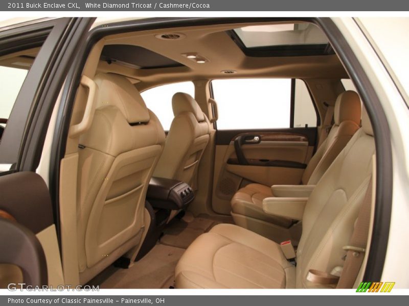 White Diamond Tricoat / Cashmere/Cocoa 2011 Buick Enclave CXL
