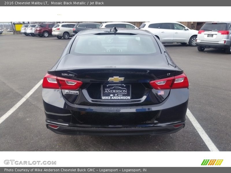 Mosaic Black Metallic / Jet Black 2016 Chevrolet Malibu LT