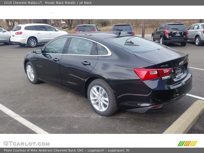 Mosaic Black Metallic / Jet Black 2016 Chevrolet Malibu LT