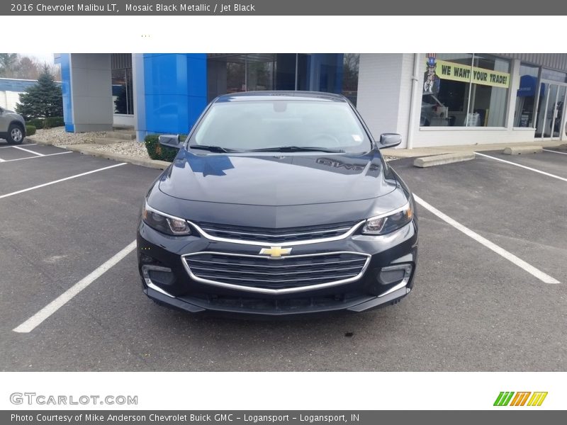 Mosaic Black Metallic / Jet Black 2016 Chevrolet Malibu LT