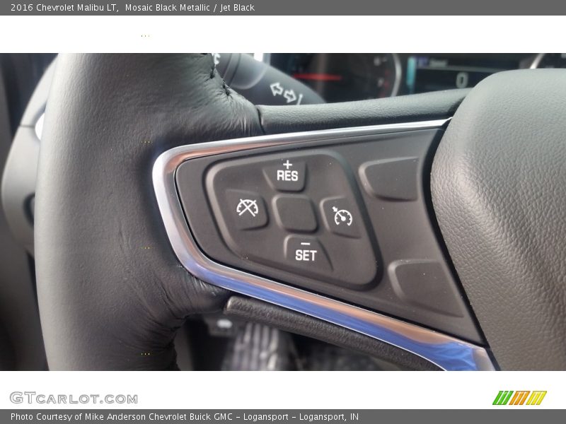 Mosaic Black Metallic / Jet Black 2016 Chevrolet Malibu LT