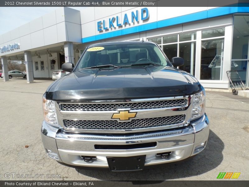 Blue Granite Metallic / Ebony 2012 Chevrolet Silverado 1500 LT Regular Cab 4x4