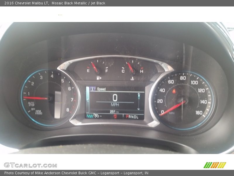 Mosaic Black Metallic / Jet Black 2016 Chevrolet Malibu LT