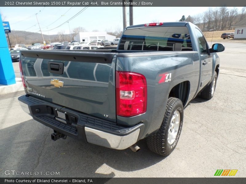 Blue Granite Metallic / Ebony 2012 Chevrolet Silverado 1500 LT Regular Cab 4x4