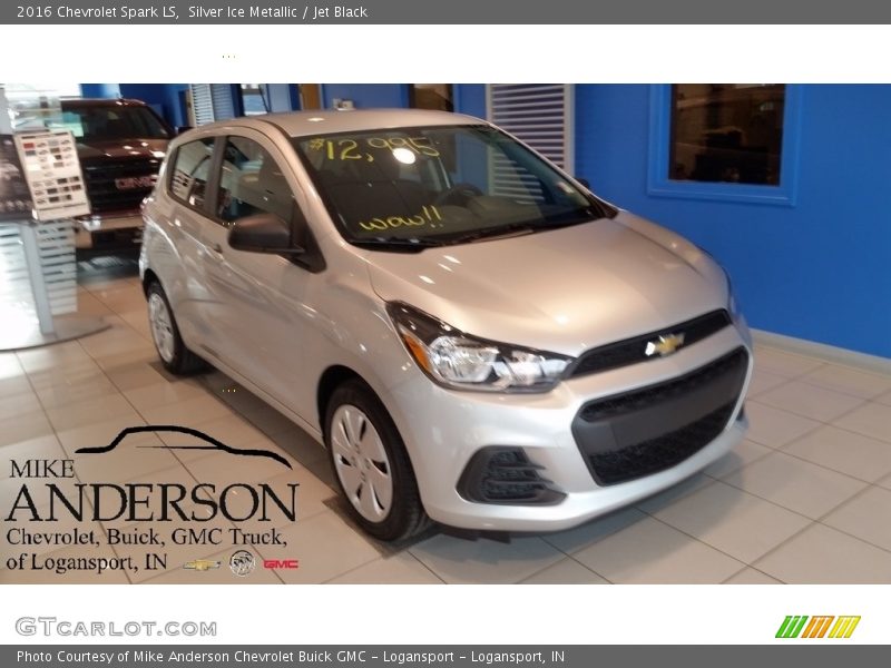 Silver Ice Metallic / Jet Black 2016 Chevrolet Spark LS