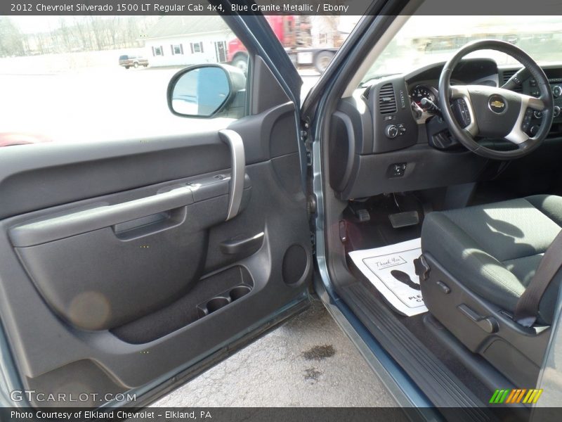 Blue Granite Metallic / Ebony 2012 Chevrolet Silverado 1500 LT Regular Cab 4x4