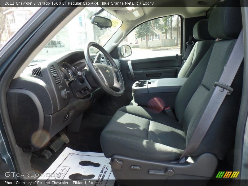 Blue Granite Metallic / Ebony 2012 Chevrolet Silverado 1500 LT Regular Cab 4x4