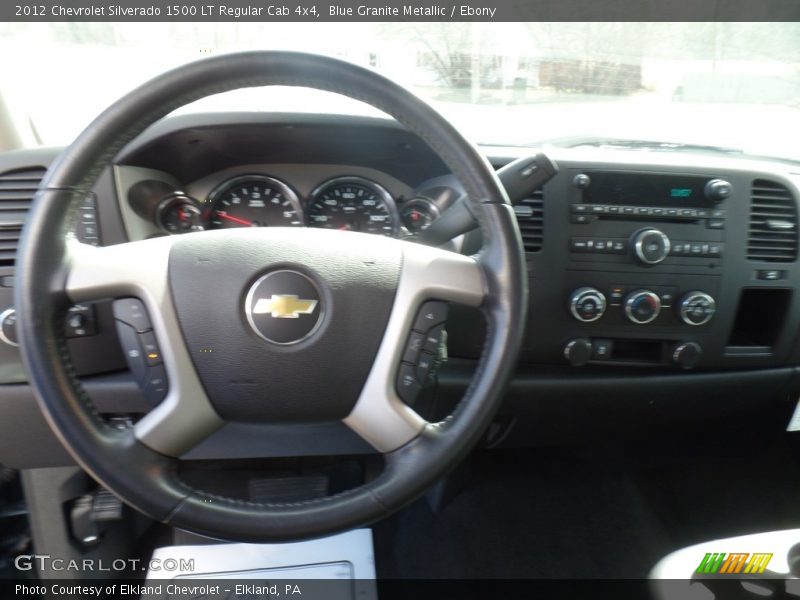 Blue Granite Metallic / Ebony 2012 Chevrolet Silverado 1500 LT Regular Cab 4x4