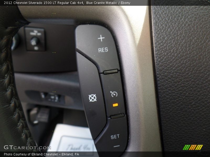 Blue Granite Metallic / Ebony 2012 Chevrolet Silverado 1500 LT Regular Cab 4x4