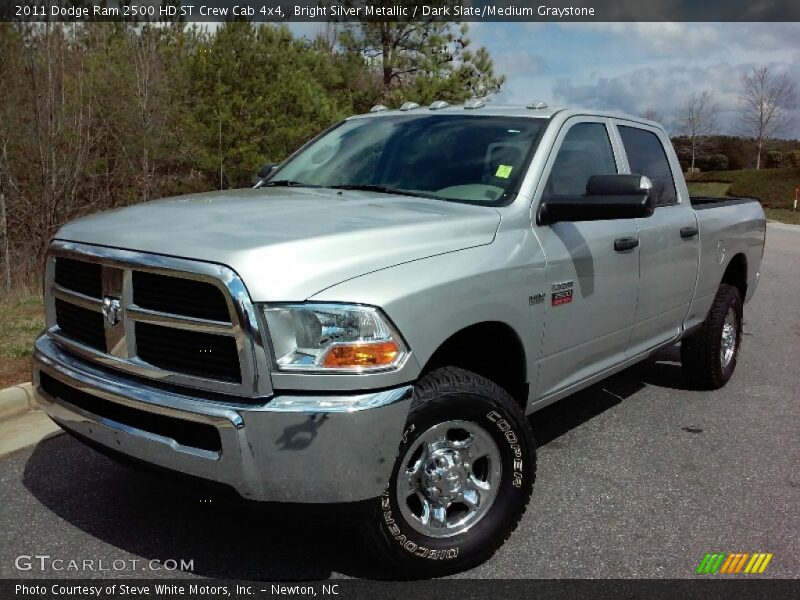 Bright Silver Metallic / Dark Slate/Medium Graystone 2011 Dodge Ram 2500 HD ST Crew Cab 4x4