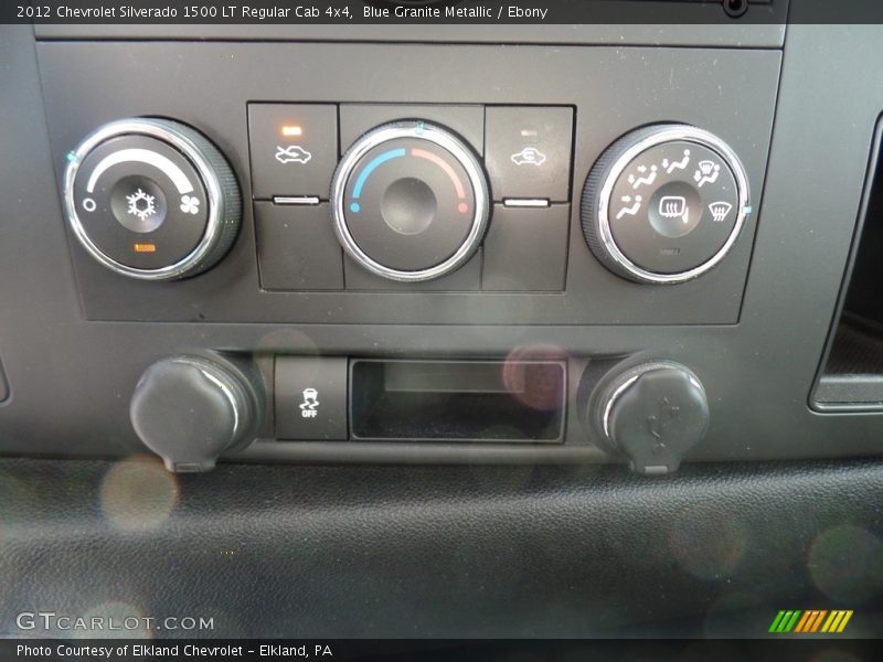 Blue Granite Metallic / Ebony 2012 Chevrolet Silverado 1500 LT Regular Cab 4x4