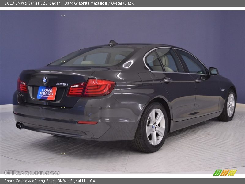 Dark Graphite Metallic II / Oyster/Black 2013 BMW 5 Series 528i Sedan