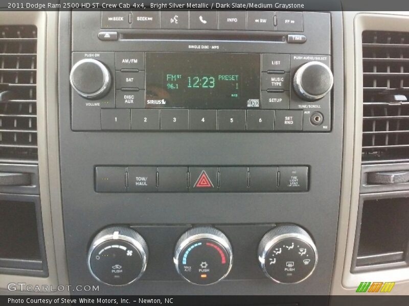 Bright Silver Metallic / Dark Slate/Medium Graystone 2011 Dodge Ram 2500 HD ST Crew Cab 4x4