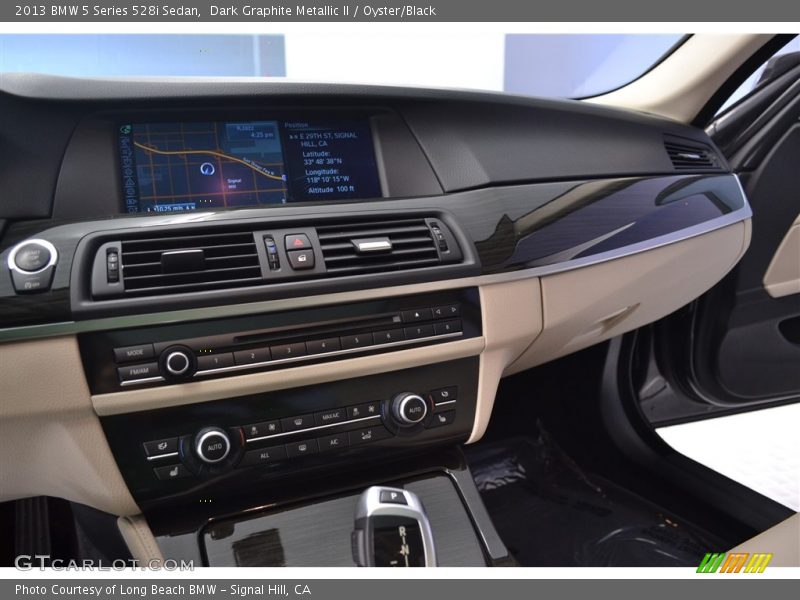 Dark Graphite Metallic II / Oyster/Black 2013 BMW 5 Series 528i Sedan