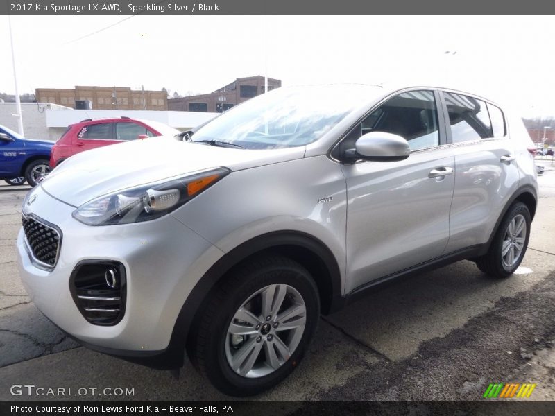 Sparkling Silver / Black 2017 Kia Sportage LX AWD