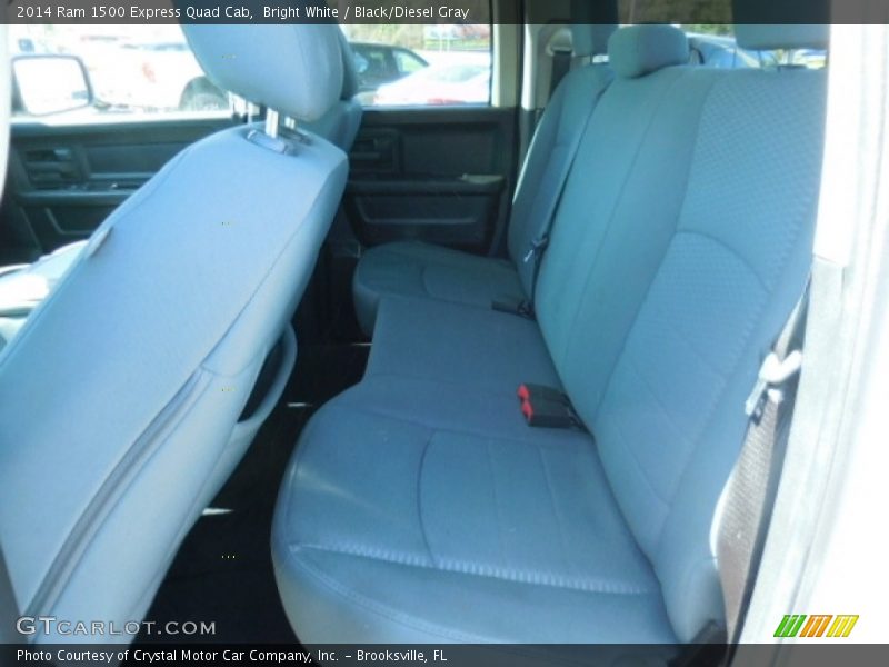 Bright White / Black/Diesel Gray 2014 Ram 1500 Express Quad Cab
