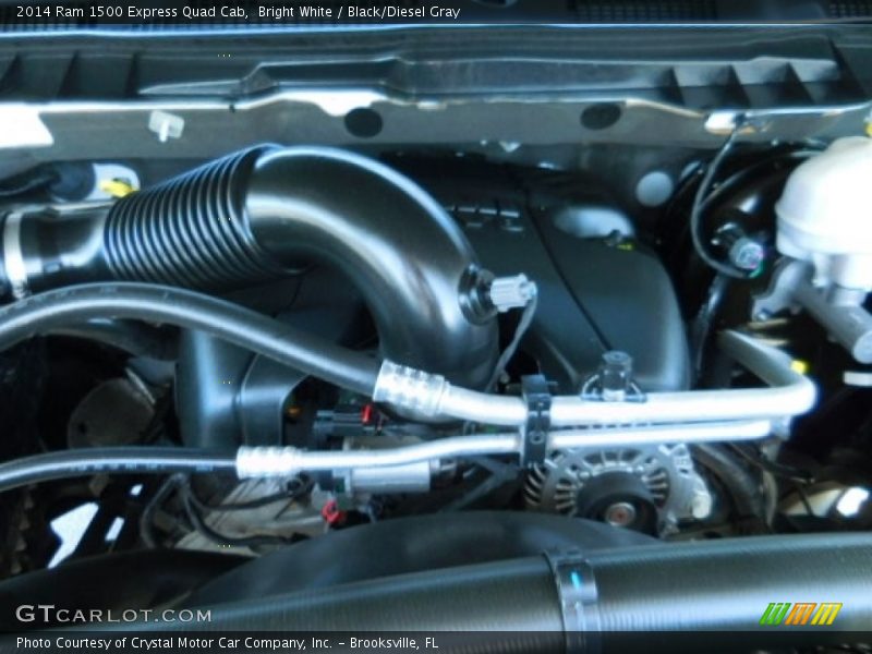 Bright White / Black/Diesel Gray 2014 Ram 1500 Express Quad Cab