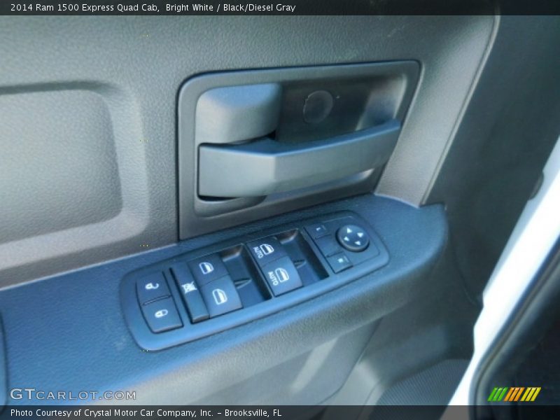 Bright White / Black/Diesel Gray 2014 Ram 1500 Express Quad Cab