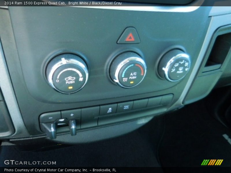 Bright White / Black/Diesel Gray 2014 Ram 1500 Express Quad Cab