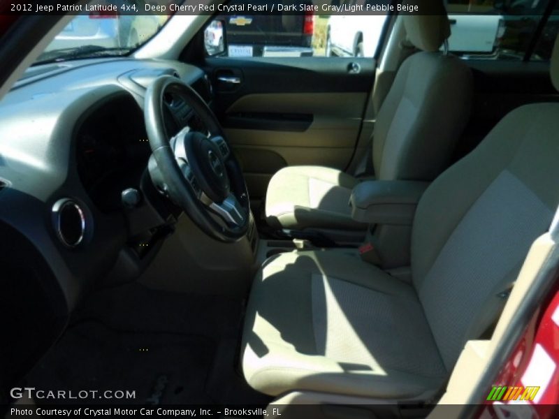 Deep Cherry Red Crystal Pearl / Dark Slate Gray/Light Pebble Beige 2012 Jeep Patriot Latitude 4x4