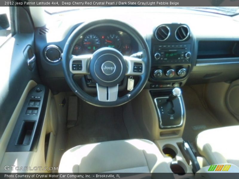 Deep Cherry Red Crystal Pearl / Dark Slate Gray/Light Pebble Beige 2012 Jeep Patriot Latitude 4x4
