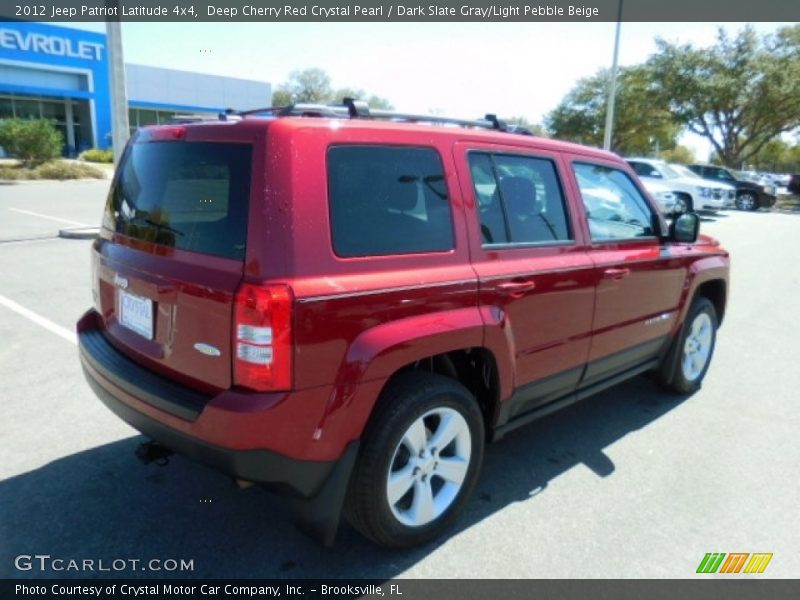 Deep Cherry Red Crystal Pearl / Dark Slate Gray/Light Pebble Beige 2012 Jeep Patriot Latitude 4x4
